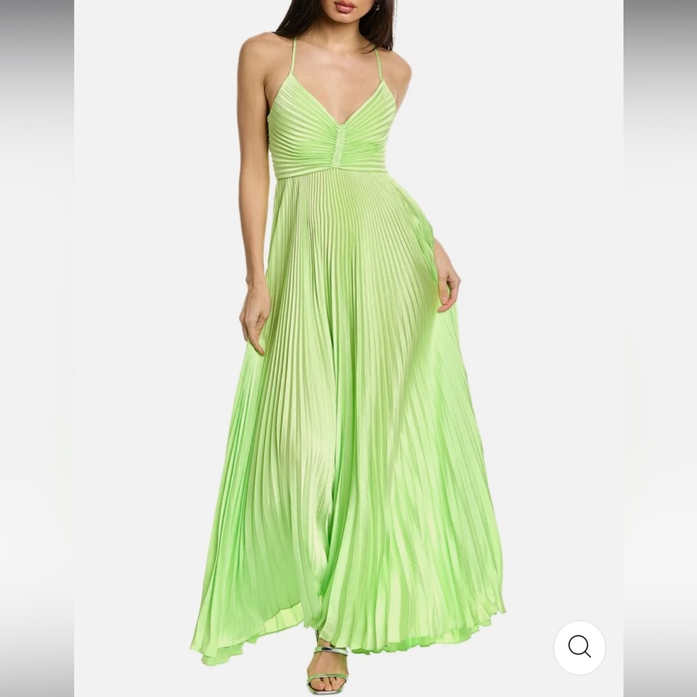 NWT! Stunning ALC Aries spring dress size 4 green kick perfect! Sold out $795